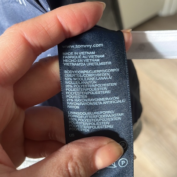 Tommy Hilfiger women's wool blazer grey - Picture 5 of 5